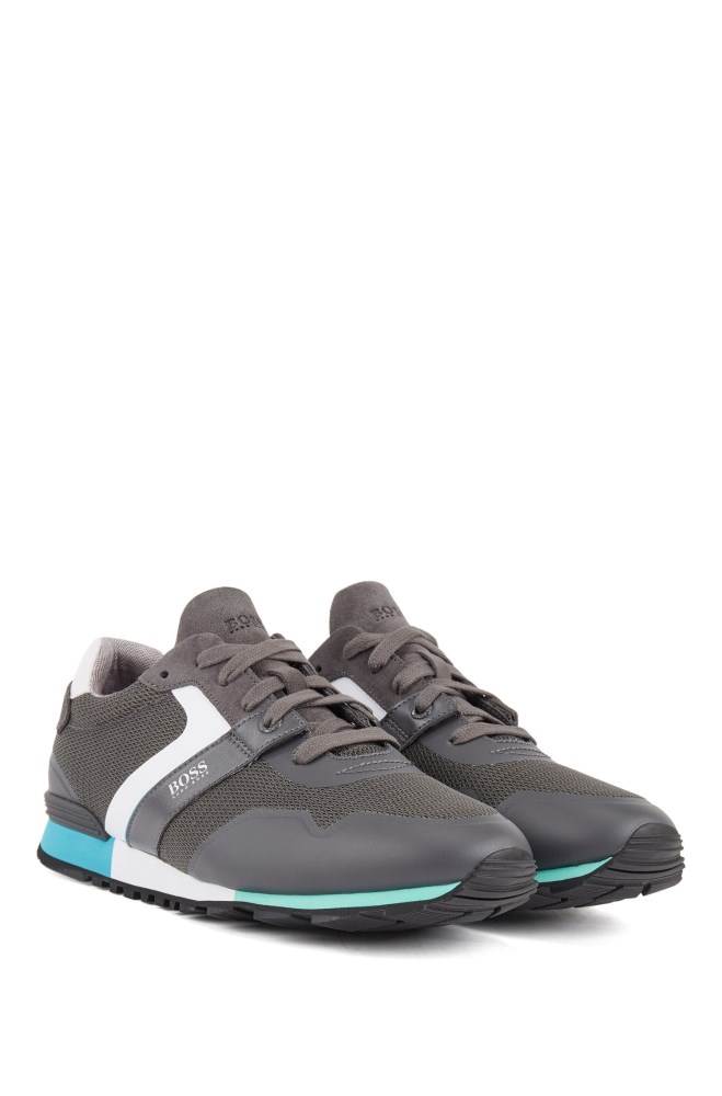 Hugo Boss Hybrid trainers Mørke Grå | g605ye4W