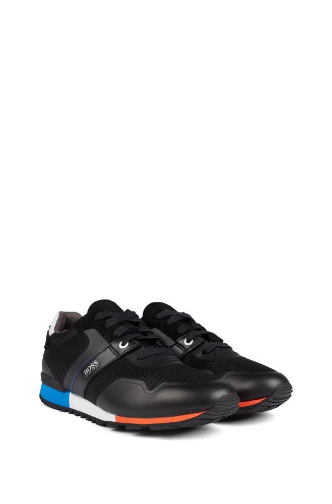 Hugo Boss Hybrid trainers Svarte | 4AsLSlFu