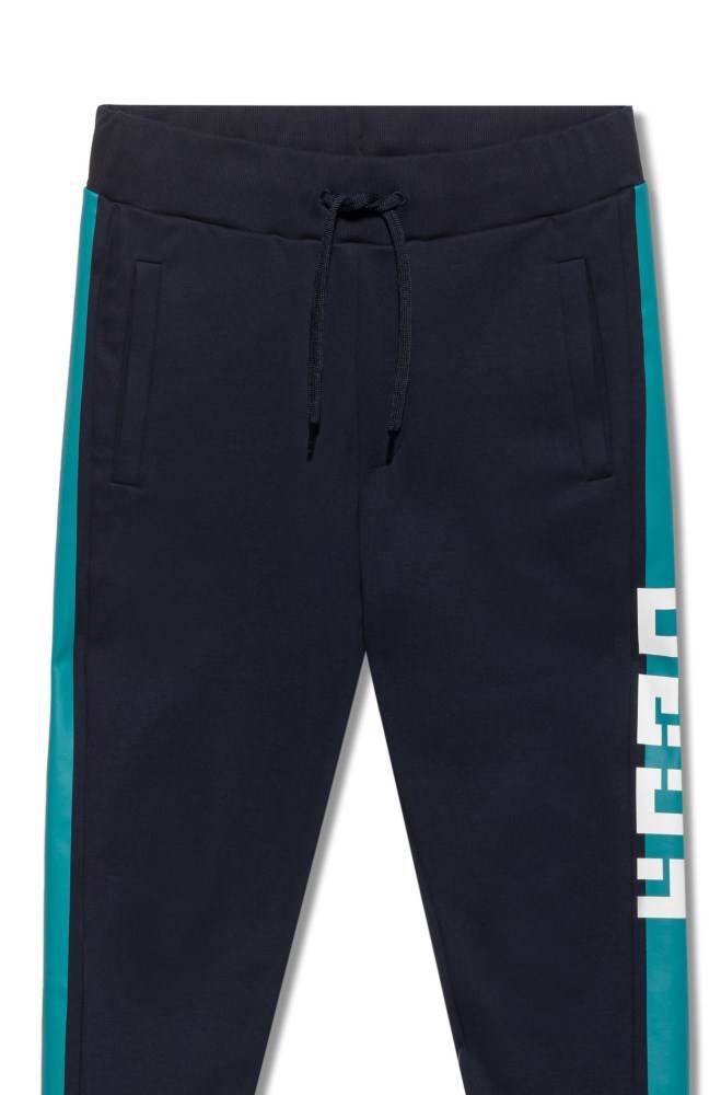 Hugo Boss Interlock-jersey trousers Mørke Blå | GQyxiM4n