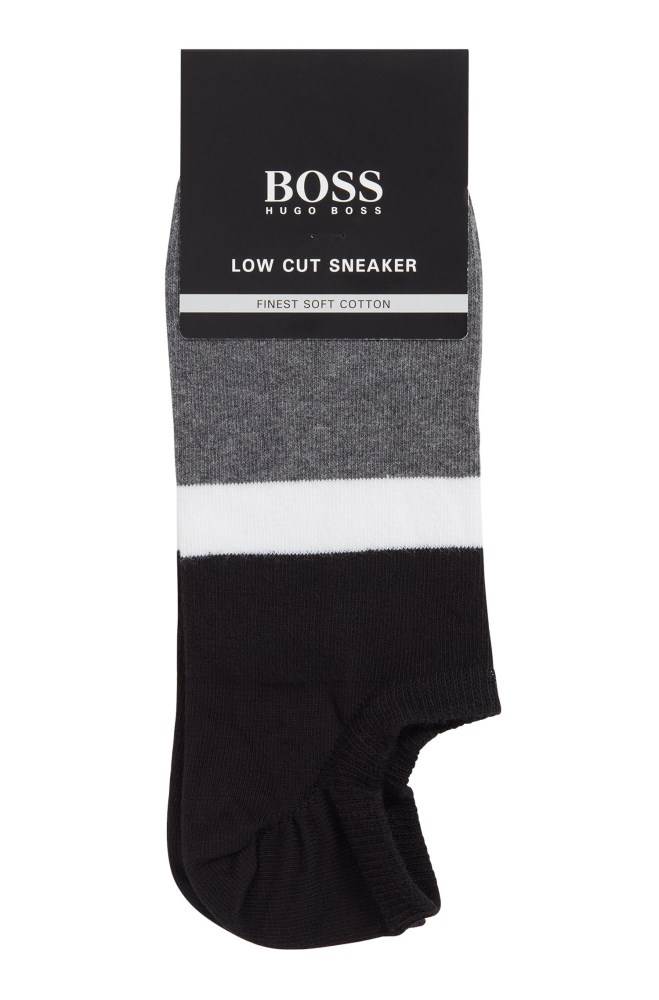 Hugo Boss Invisible socks Svarte | mWanxsCu