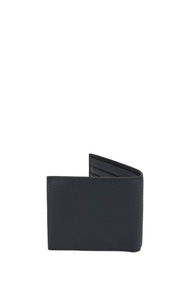 Hugo Boss Italian-leather billfold wallet Mørke Blå | 3f0gMXsM