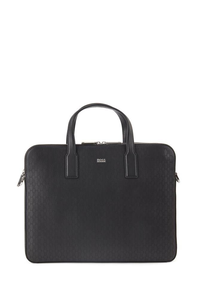 Hugo Boss Italian-leather document case Svarte | T75gMVgv