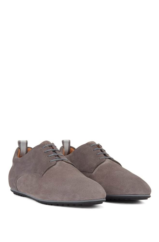 Hugo Boss Italian-made Derby shoes Grå | BxAbRbjO