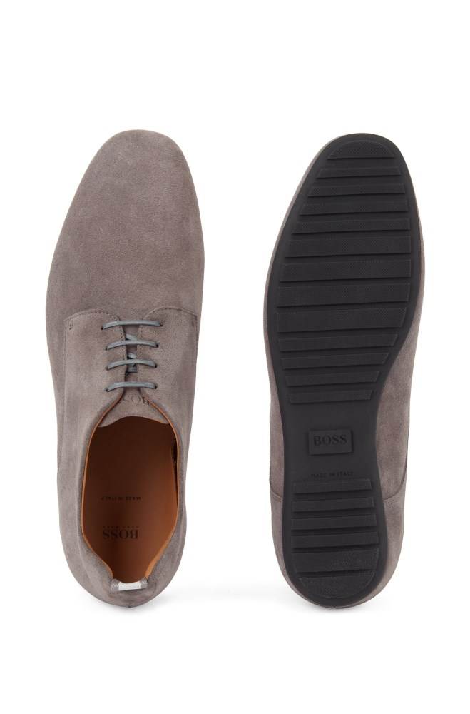 Hugo Boss Italian-made Derby shoes Grå | BxAbRbjO