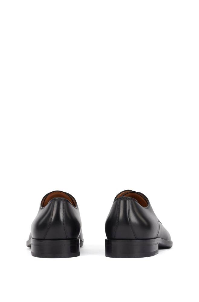 Hugo Boss Italian-made Derby shoes Svarte | NUbs3GvW