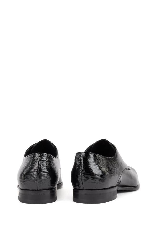 Hugo Boss Italian-made Derby shoes Svarte | Njb55hqG