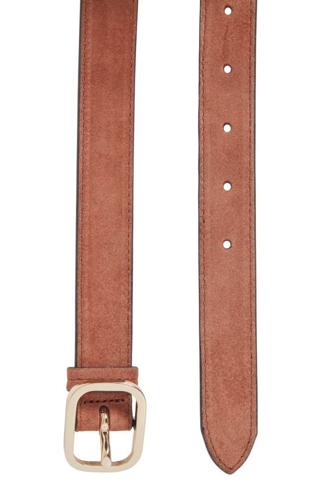 Hugo Boss Italian-made belt Lyse Brune | THNUSt9O