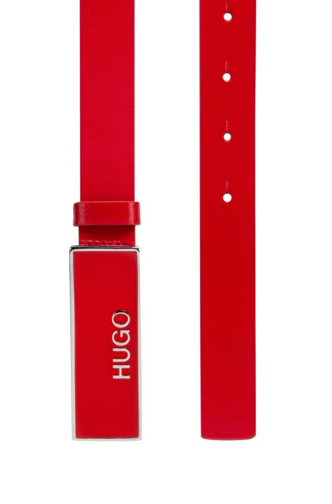 Hugo Boss Italian-made belt Rød | poNEY3jM