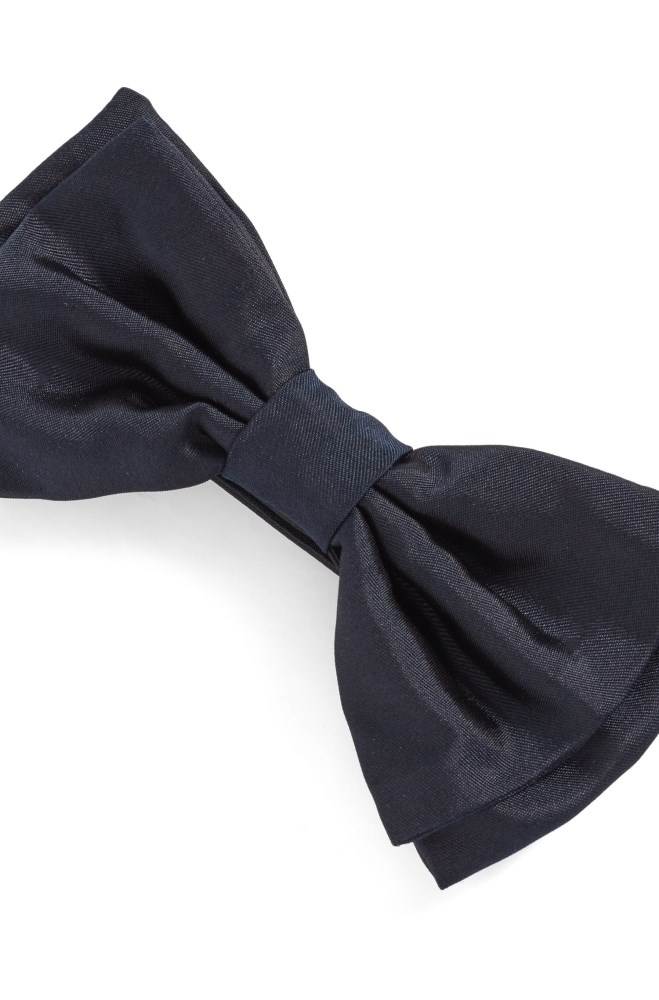 Hugo Boss Italian-made bow tie Mørke Blå | Gmmp4mK0