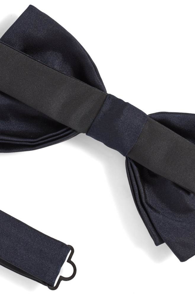 Hugo Boss Italian-made bow tie Mørke Blå | Gmmp4mK0