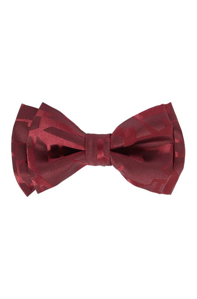 Hugo Boss Italian-made bow tie Mørke Rød | SisUV9VQ