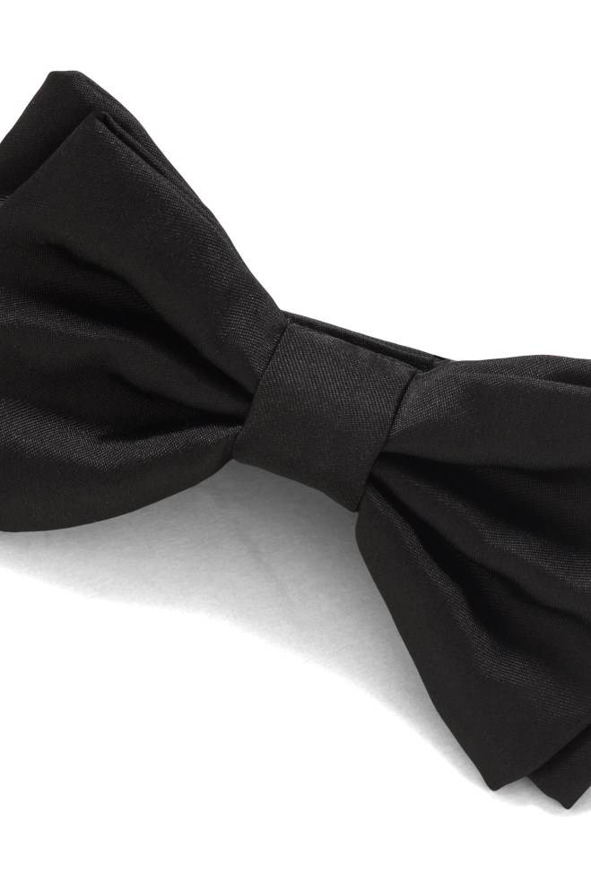 Hugo Boss Italian-made bow tie Svarte | HiTDQioA