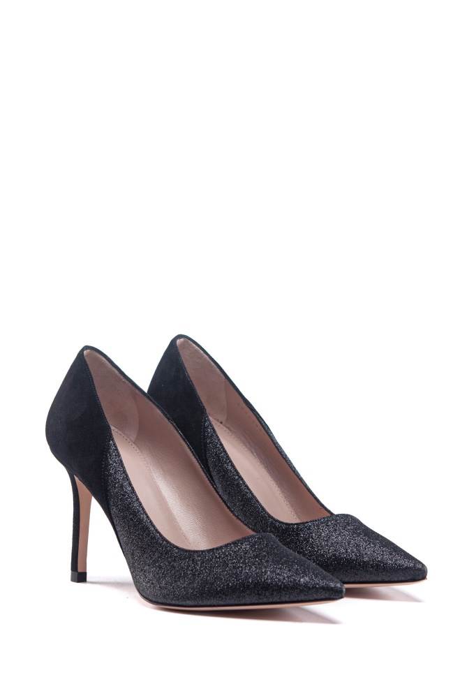 Hugo Boss Italian-made heeled pumps Svarte | 1Ff14s8A