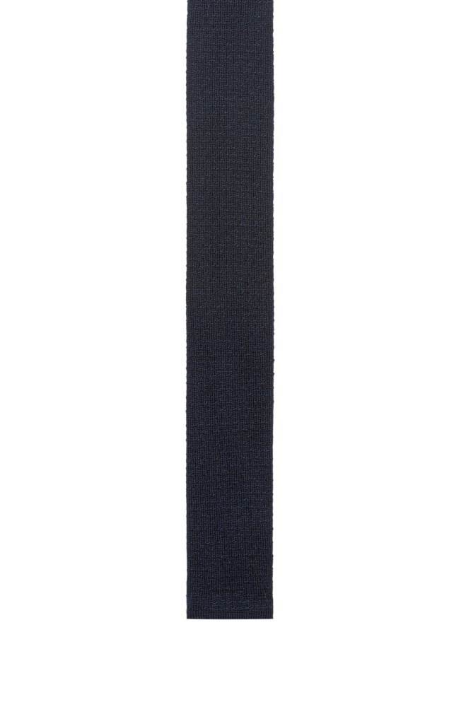 Hugo Boss Italian-made knitted tie Mørke Blå | ubIv4bJy