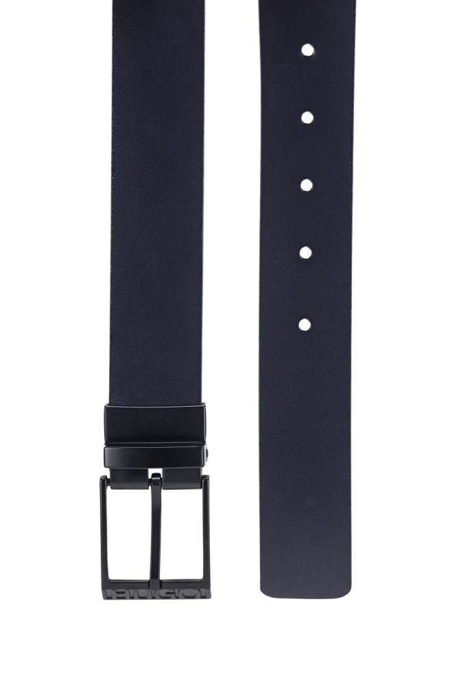 Hugo Boss Italian-made reversible belt Svarte | 4hHannbm