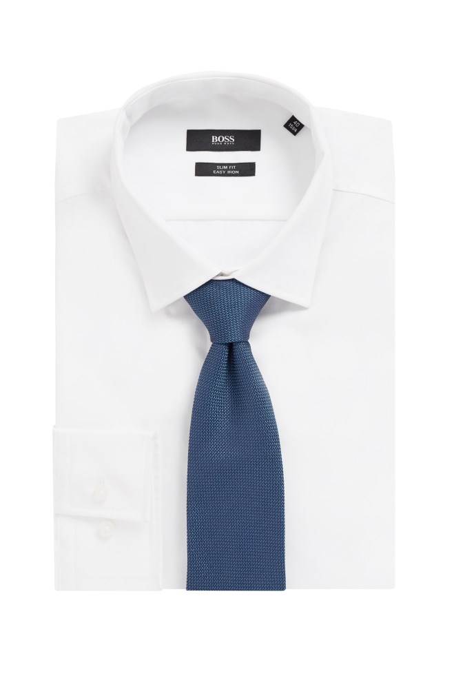 Hugo Boss Italian-made tie Blå | 5viMyDFO