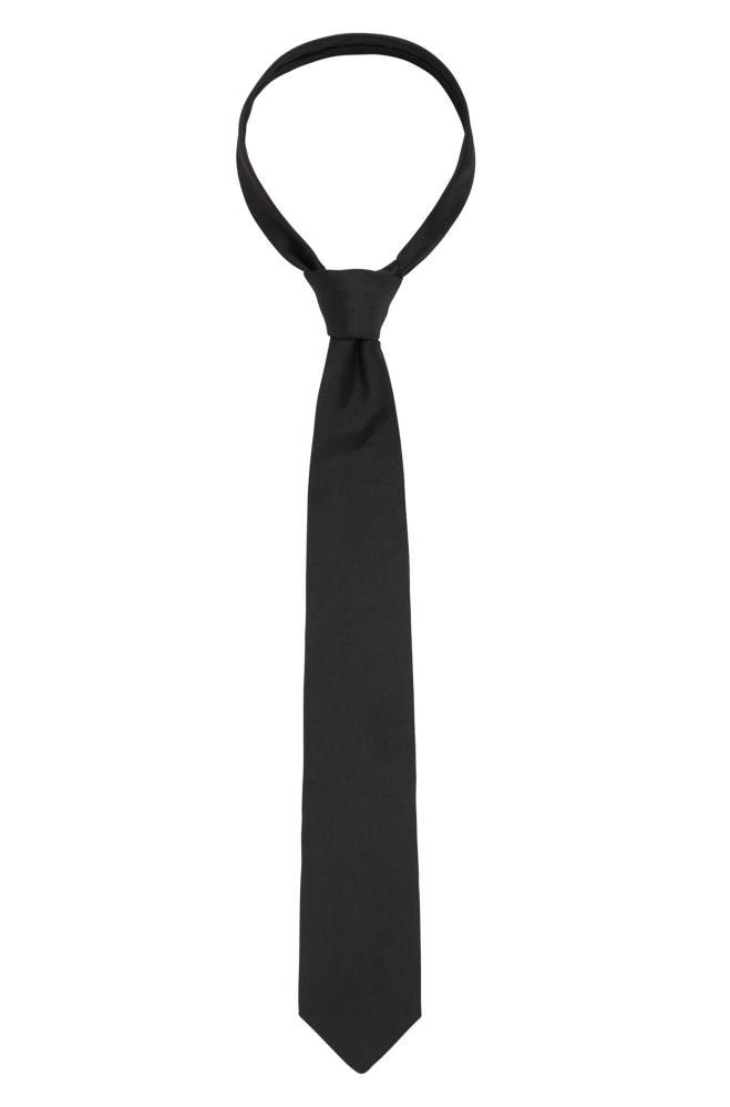 Hugo Boss Italian-made tie Svarte | 2b9S7u4N