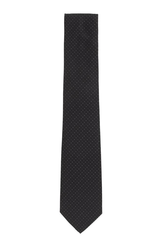 Hugo Boss Italian-silk tie Svarte | oODcHOEQ