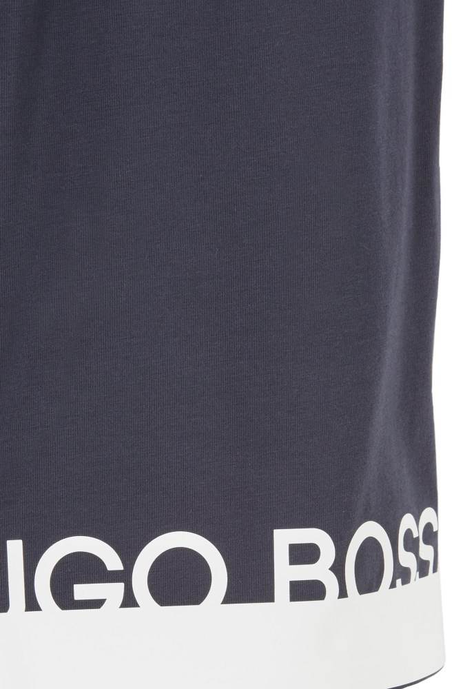 Hugo Boss Jersey pyjama shorts Mørke Blå | h38yRTvW