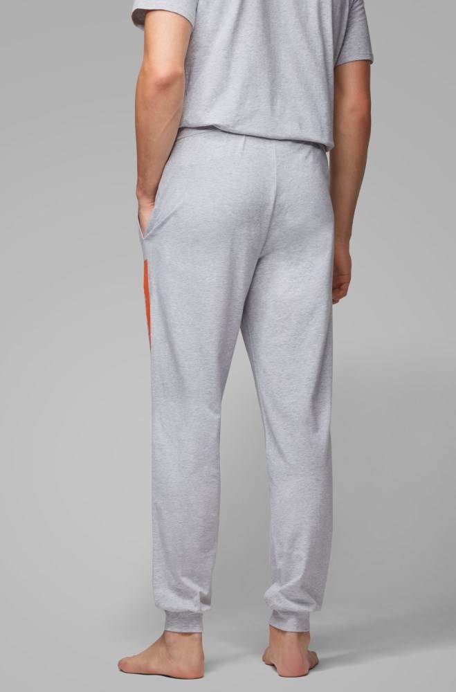 Hugo Boss Jersey pyjama trousers Grå | mDPcXGnU