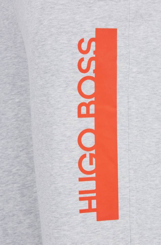 Hugo Boss Jersey pyjama trousers Grå | mDPcXGnU