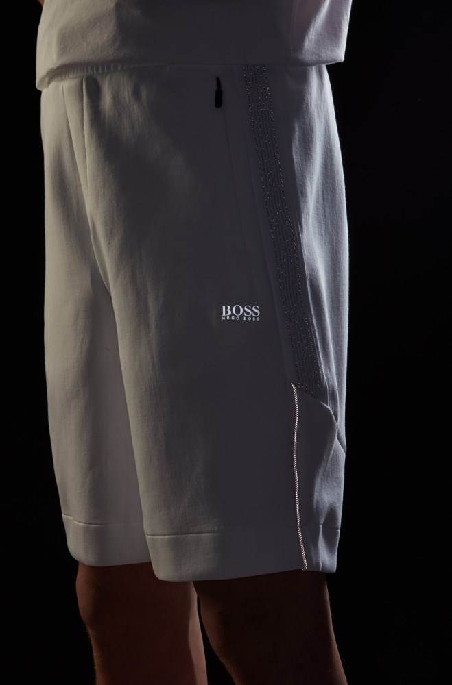 Hugo Boss Jersey shorts Hvite | 8aRSiR2L