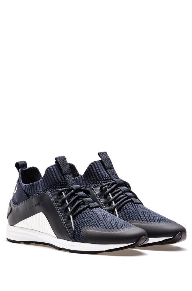 Hugo Boss Jogge-inspired trainers Mørke Blå | MOGcNpAX