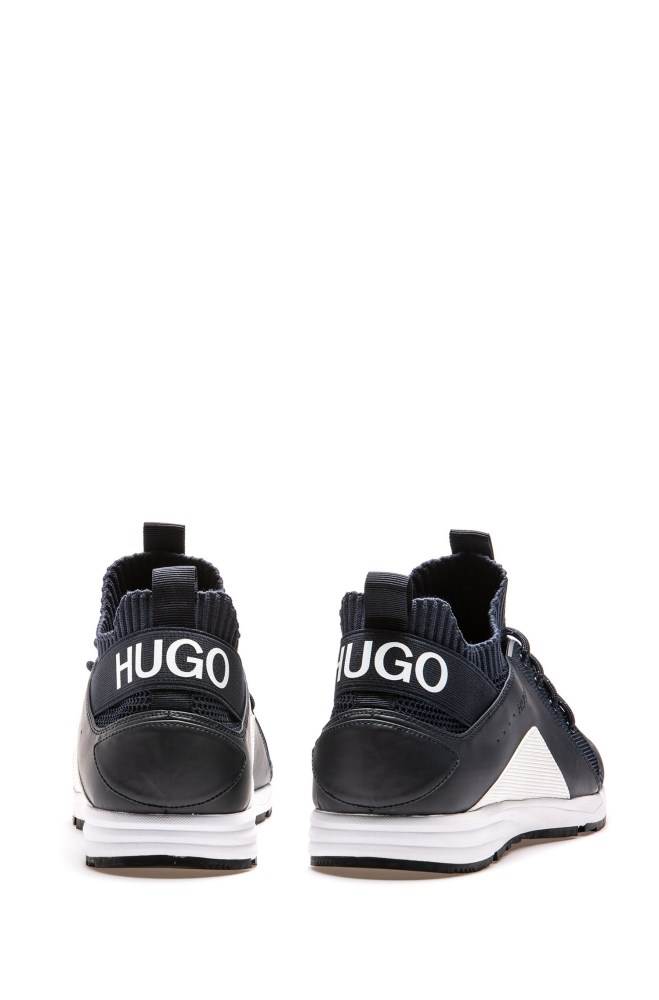 Hugo Boss Jogge-inspired trainers Mørke Blå | MOGcNpAX