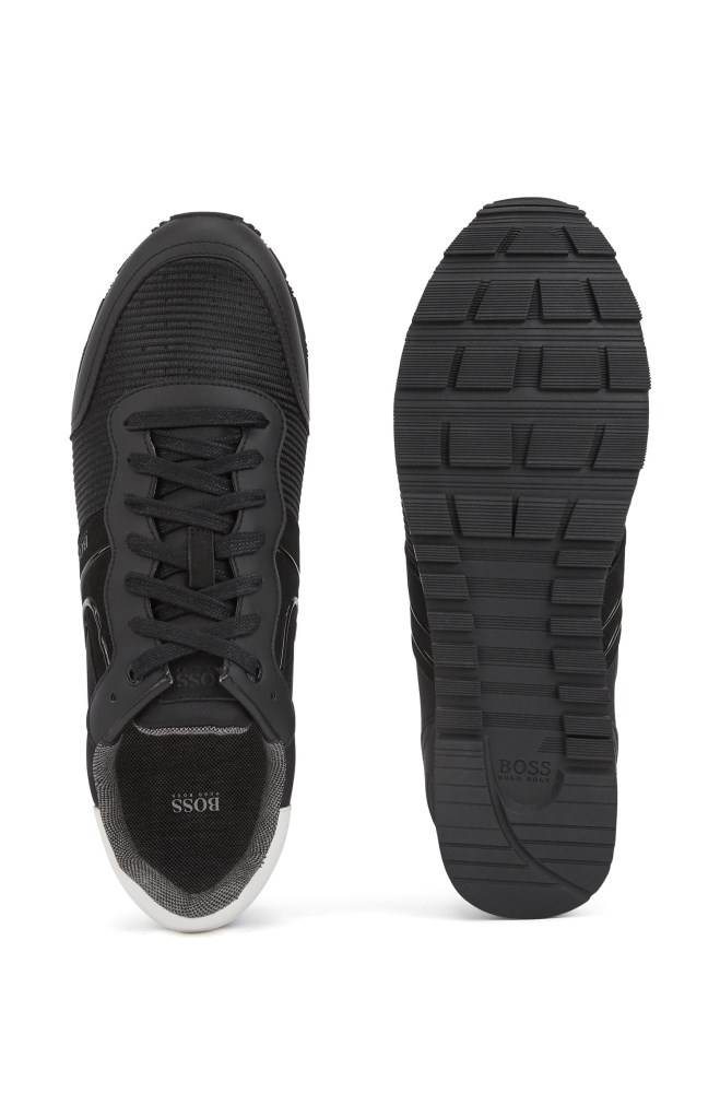 Hugo Boss Jogge-inspired trainers Svarte | mXuoz0lq