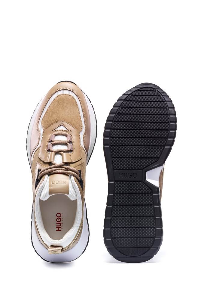 Hugo Boss Jogge-style trainers Beige | uNfeM4ME