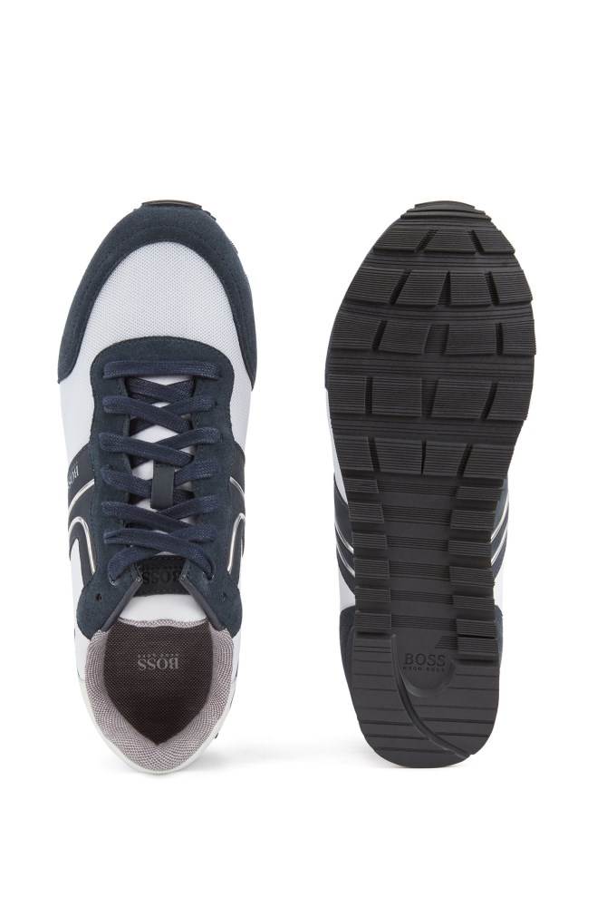 Hugo Boss Jogge-style trainers Blå | cuuuafza