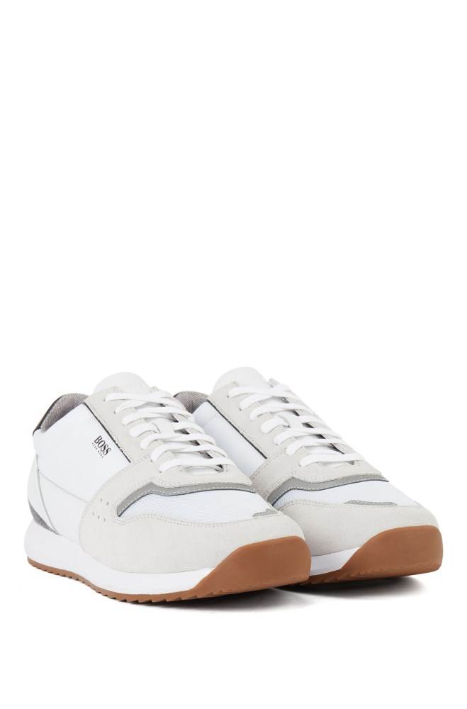 Hugo Boss Jogge-style trainers Hvite | 6p9rqfHi