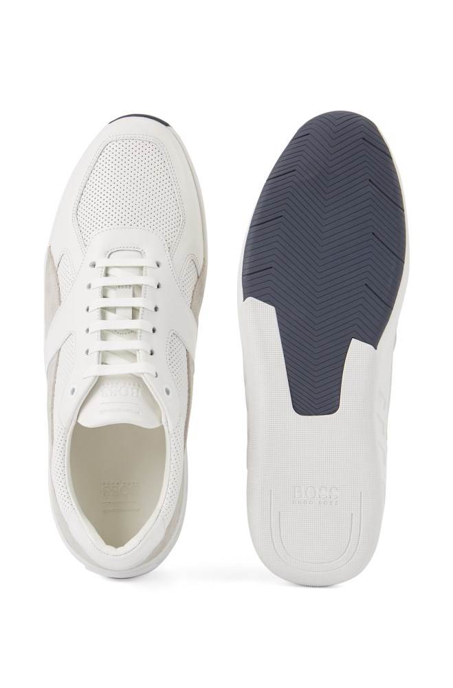 Hugo Boss Jogge-style trainers Hvite | izeht9w7