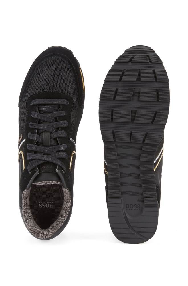 Hugo Boss Jogge-style trainers Svarte | rJ9LXH9s