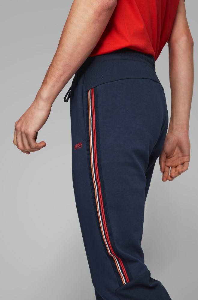 Hugo Boss Jogging trousers Mørke Blå | aWQcT7kT