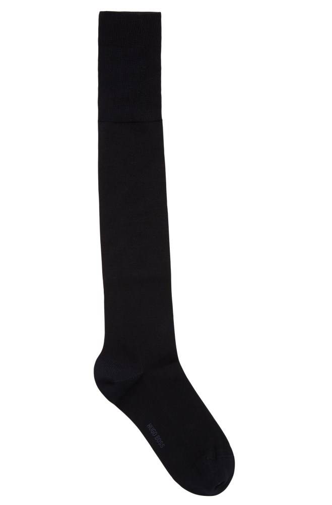 Hugo Boss Knee-length socks Mørke Blå | KE54vHcl