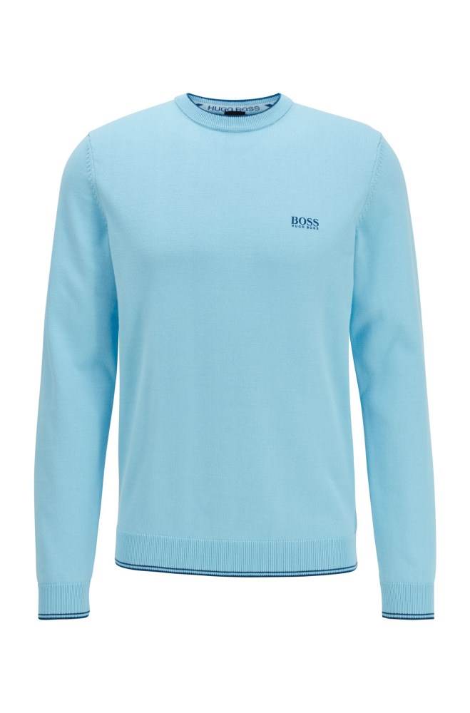 Hugo Boss Knitted sweater Blå | ip559I7R