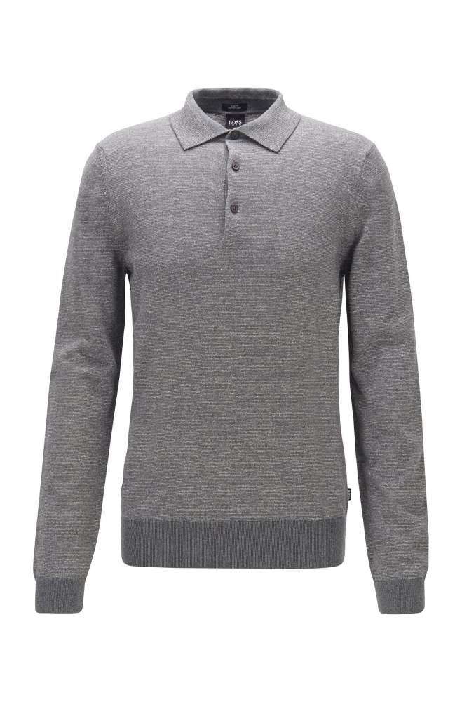 Hugo Boss Knitted sweater Grå | 07Jw1CM3