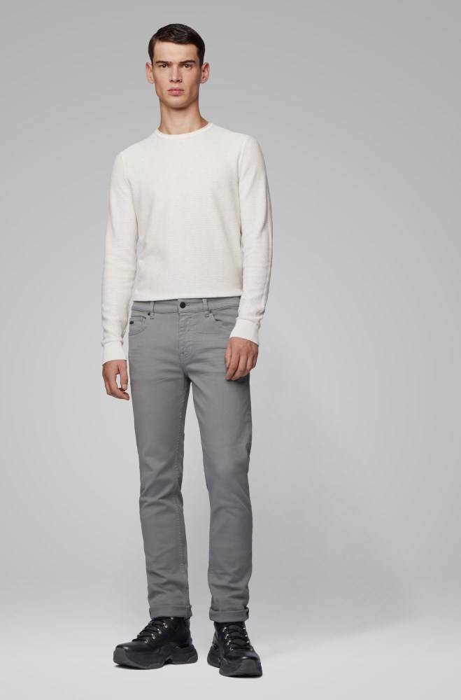 Hugo Boss Knitted sweater Hvite | sRFRc2ye