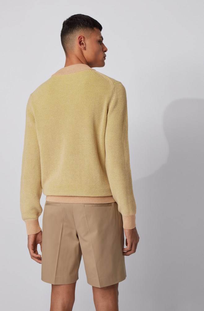 Hugo Boss Knitted sweater Lyse Beige | aV1FQvaA