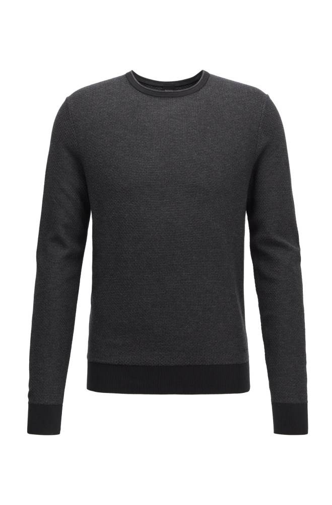 Hugo Boss Knitted sweater Svarte | MruY4mEf