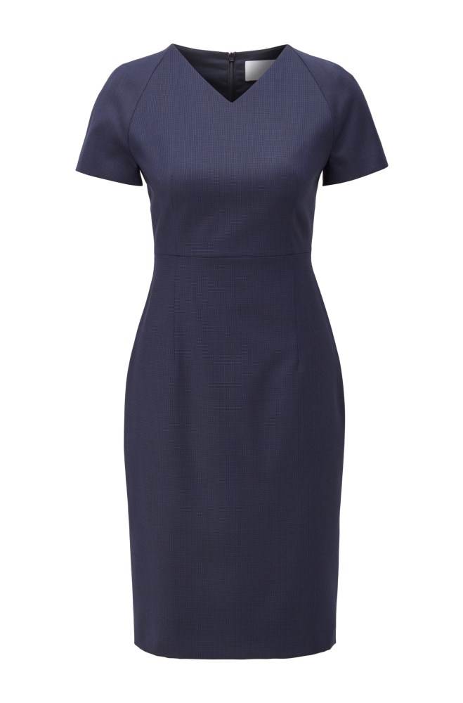 Hugo Boss Kort-sleeved dress Blå | EN6Z6R8R