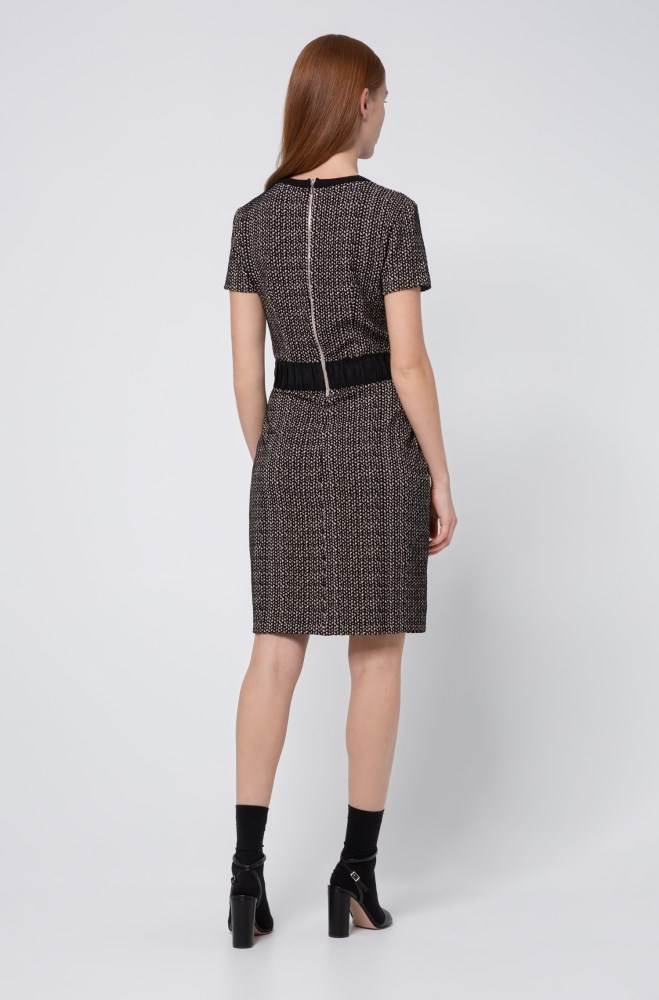 Hugo Boss Kort-sleeved dress Patterned | r191Gew6