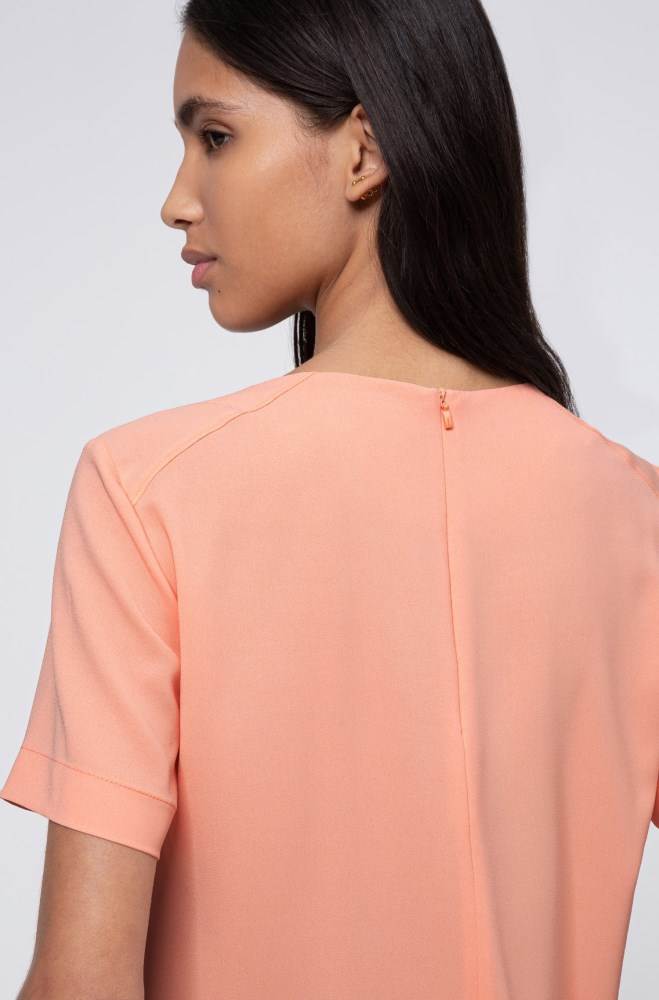 Hugo Boss Kort-sleeved top Lyse Oransje | NB0kJq8p