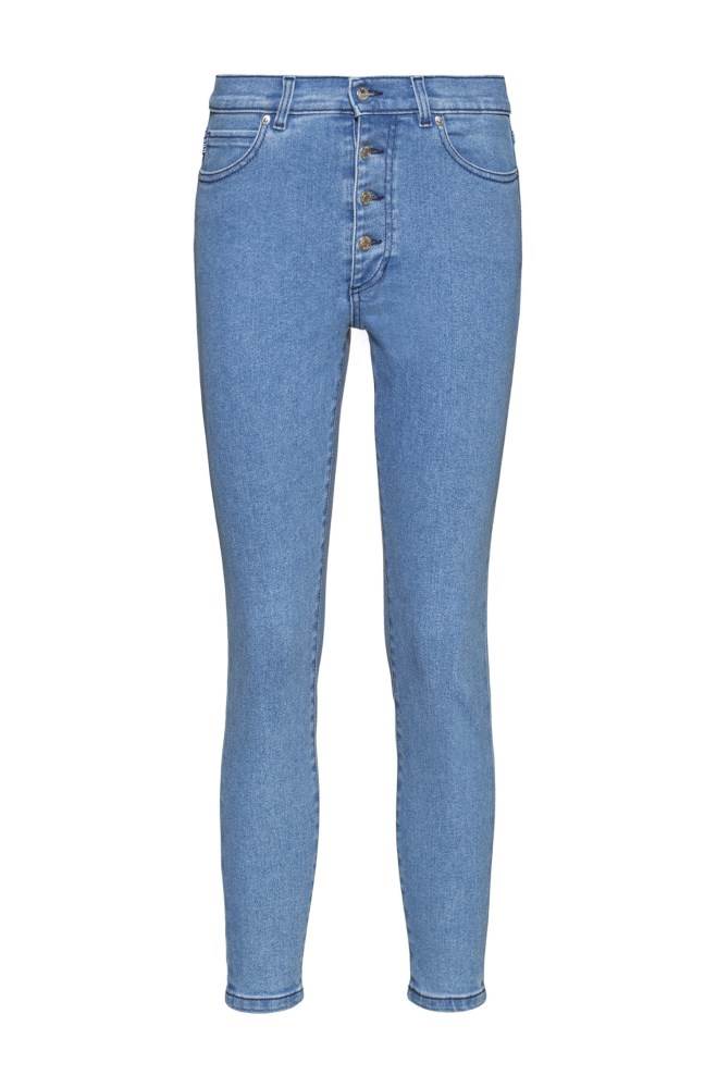 Hugo Boss LOU skinny-fit cropped jeans Blå | K6LqxkGo