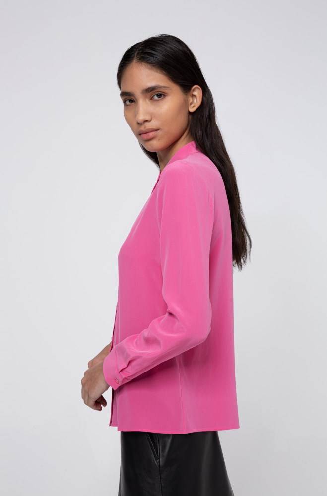 Hugo Boss Lette blouse Rosa | 9xB0QsN5