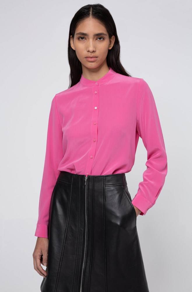 Hugo Boss Lette blouse Rosa | 9xB0QsN5