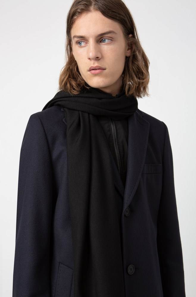 Hugo Boss Lette scarf Svarte | hREGxa6Q