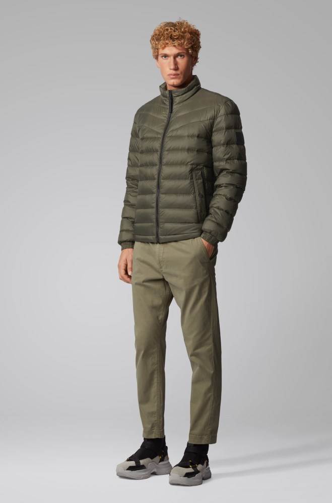 Hugo Boss Lette slim-fit down jacket Grønn | hbJ1IwyH