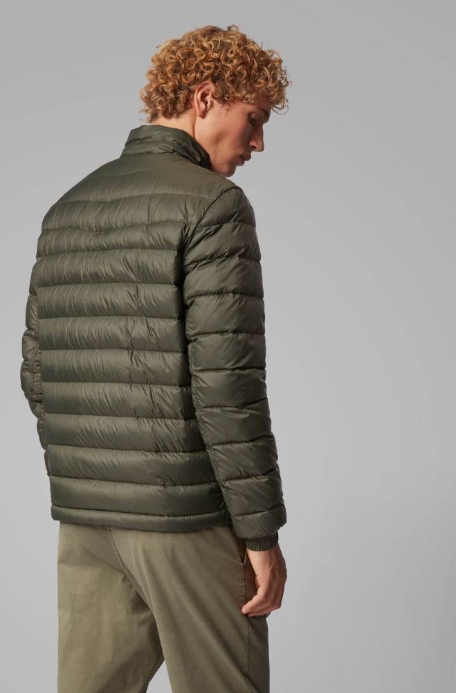 Hugo Boss Lette slim-fit down jacket Grønn | hbJ1IwyH